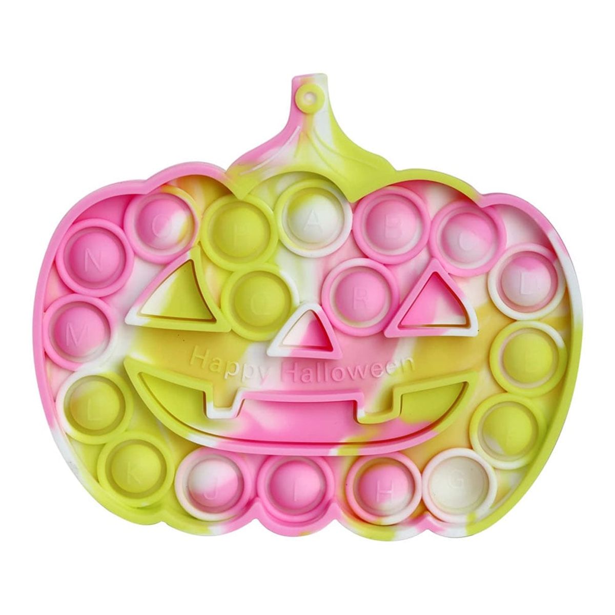 MEGIMPERU - Juguete Pop It Sensorial Antiestrés Calabaza Halloween Ro