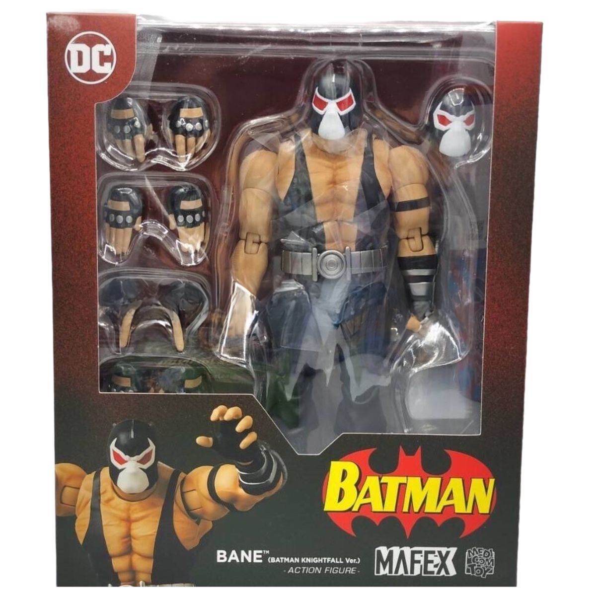 DC COMICS - Figura de Accion Batman Knightfall MAFEX Nro 216 Bane