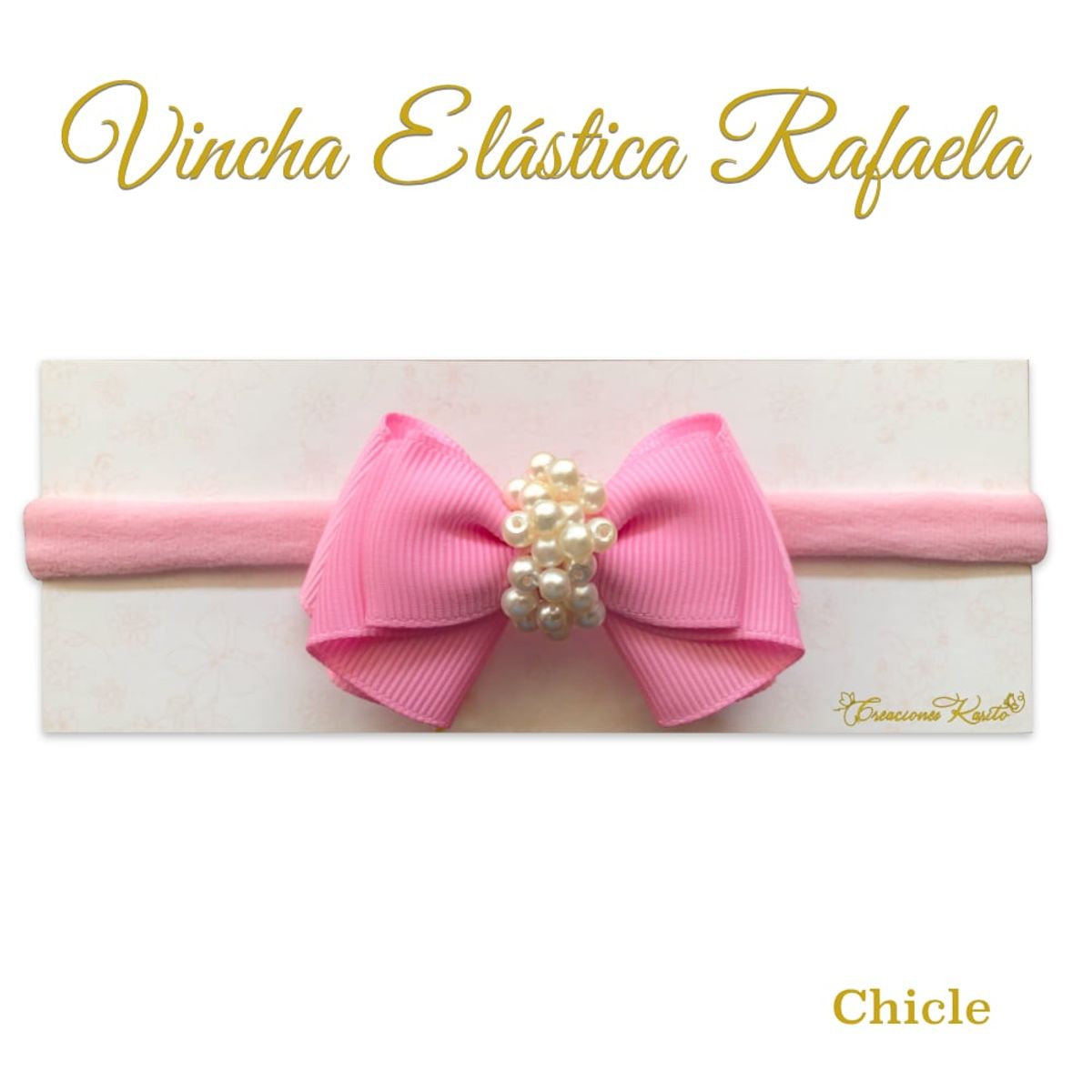 GENERICO - Vincha para bebé modelo Rafaela