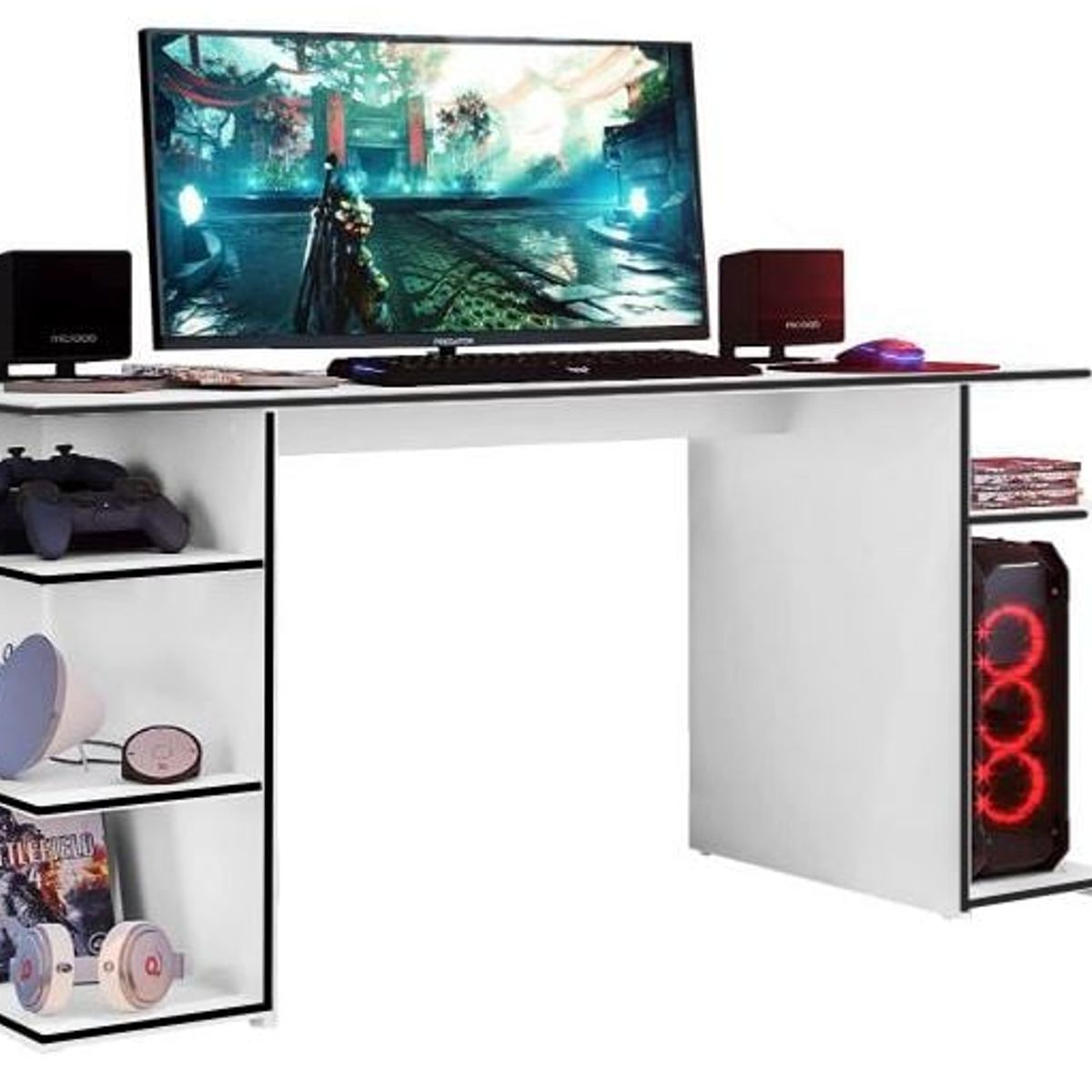 GENERICO - ESCRITORIO GAMER EN MELAMINA 18MM