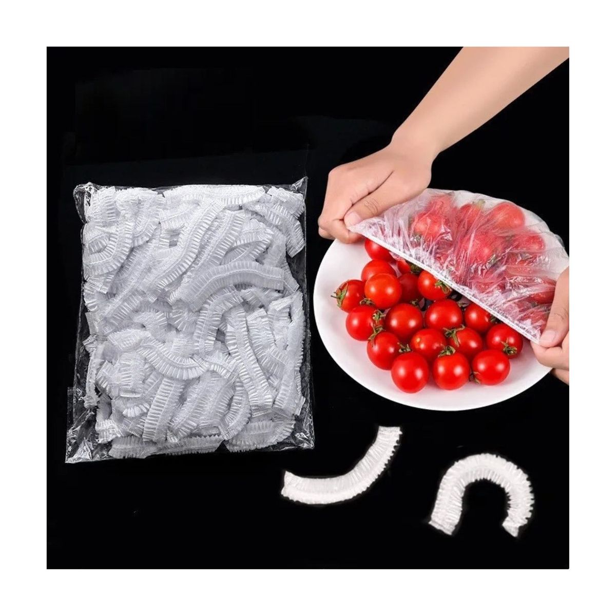 GENERICO - Bolsa para Tapar Alimentos 100 Unds Pack x 3