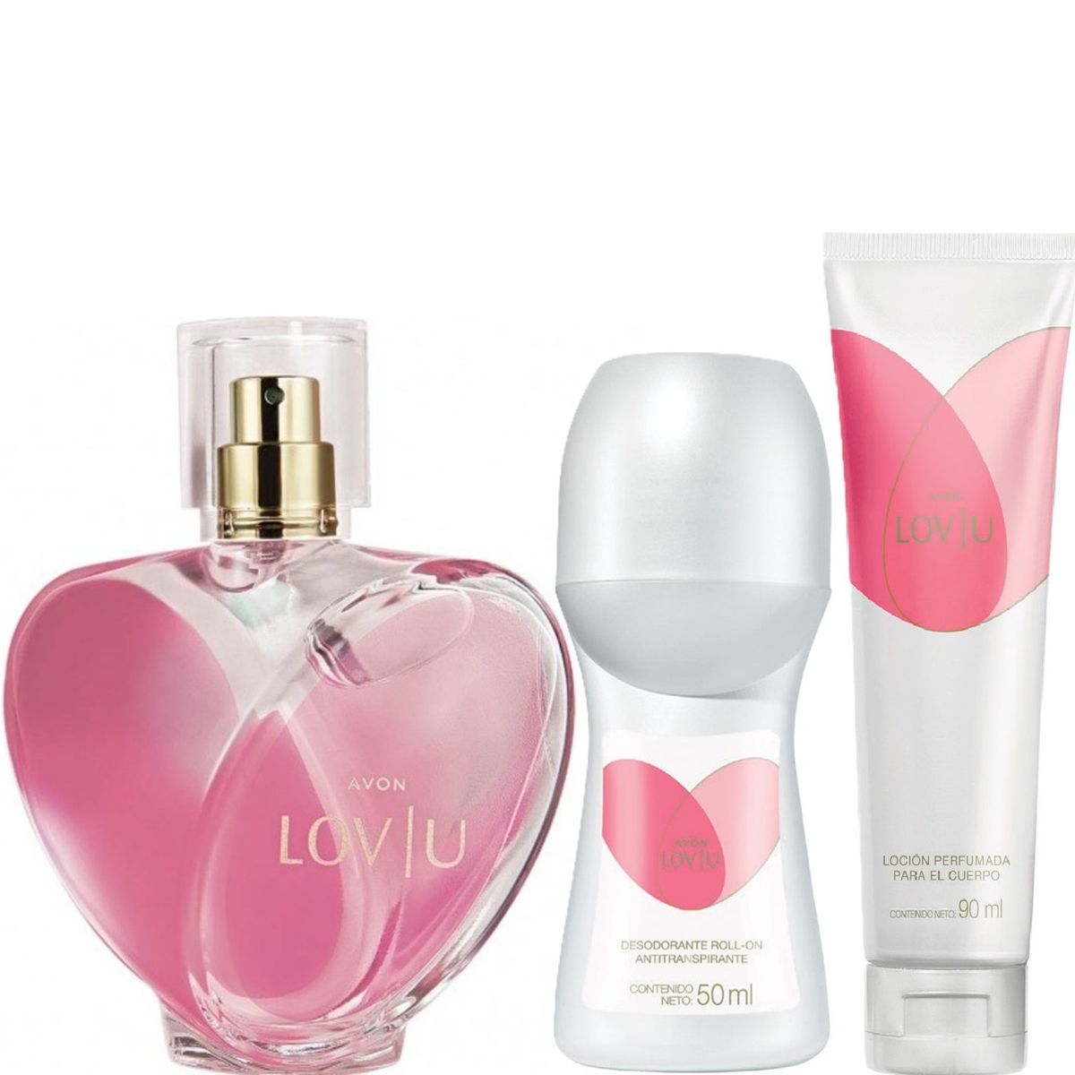 AVON - Set x 3 Lov U aroma floral frutal por Avon