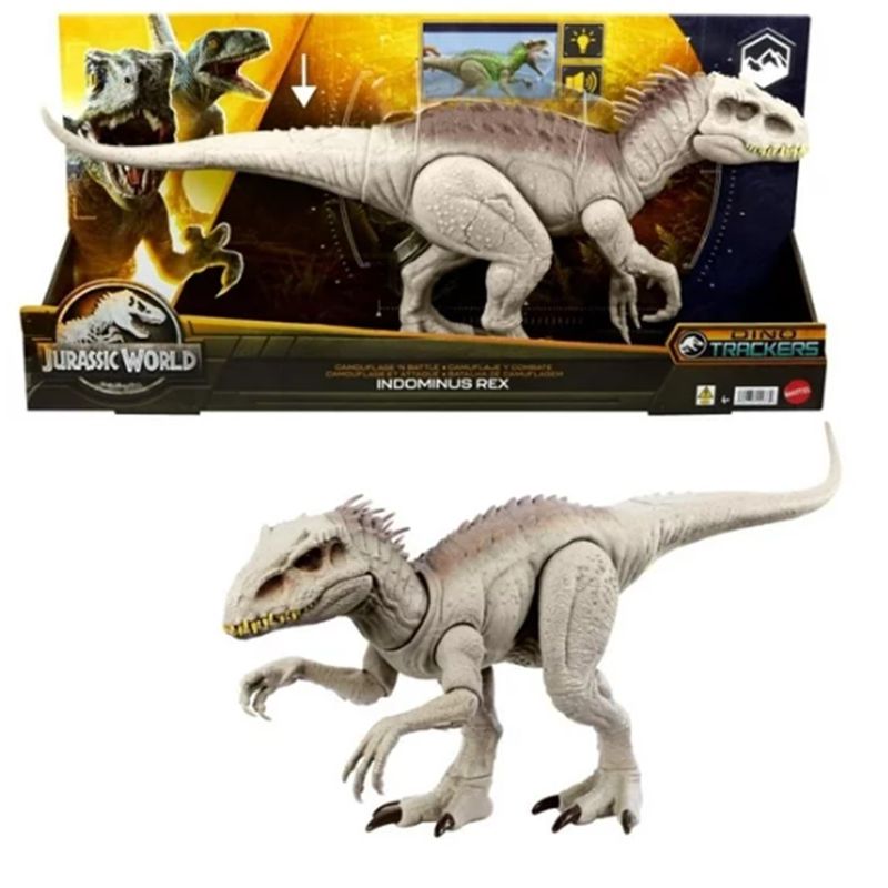 JURASSIC WORLD - Jurassic World Indominus Rex Camuflaje y Ataque