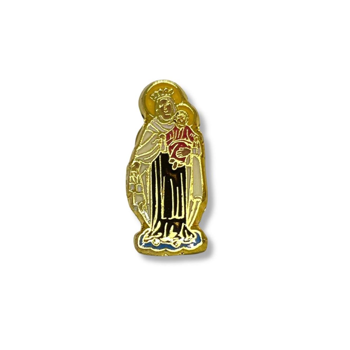 SANTORAL - Pin Virgen del Carmen - Dorado