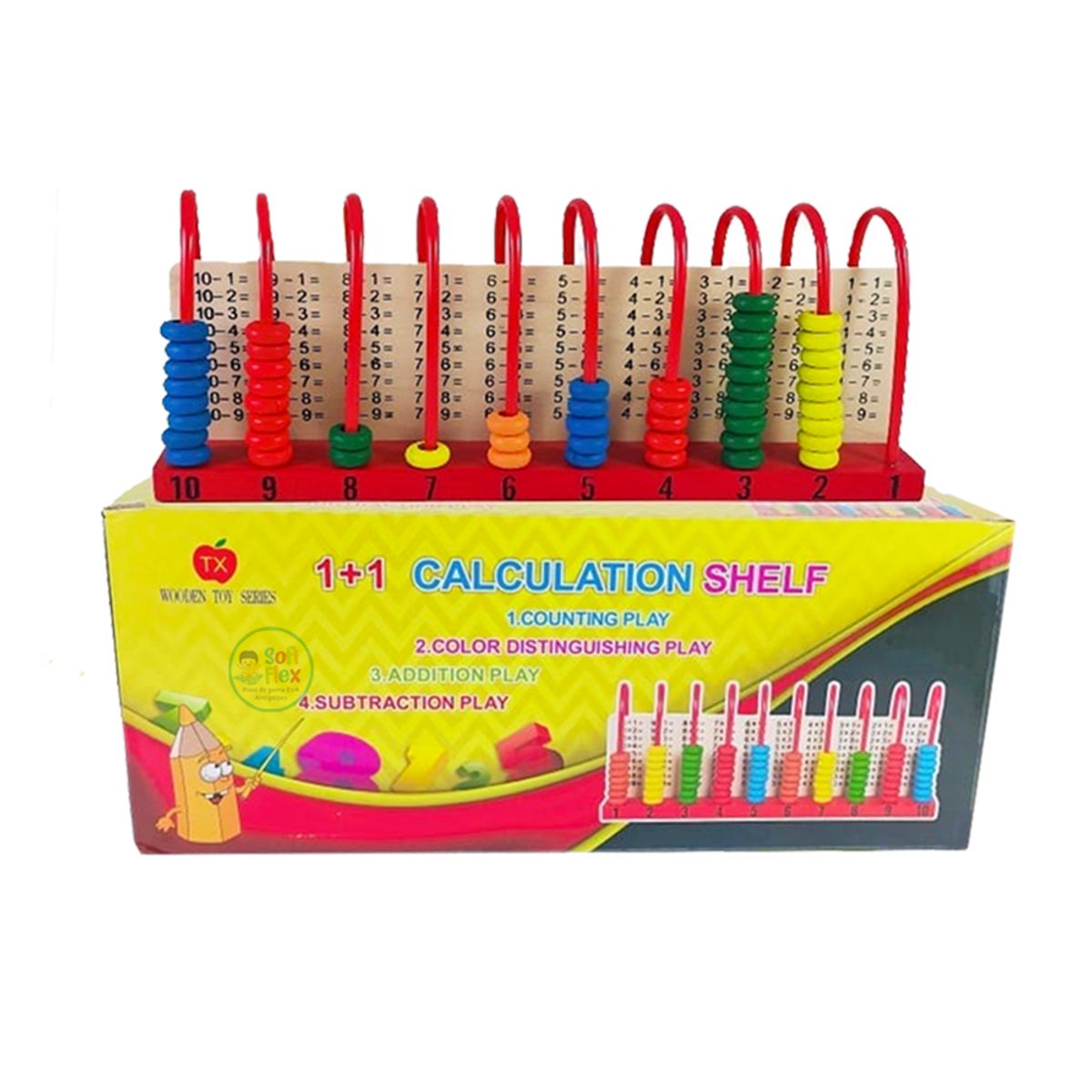 GENERICO - Abaco Vertical Matematico 10 Columnas