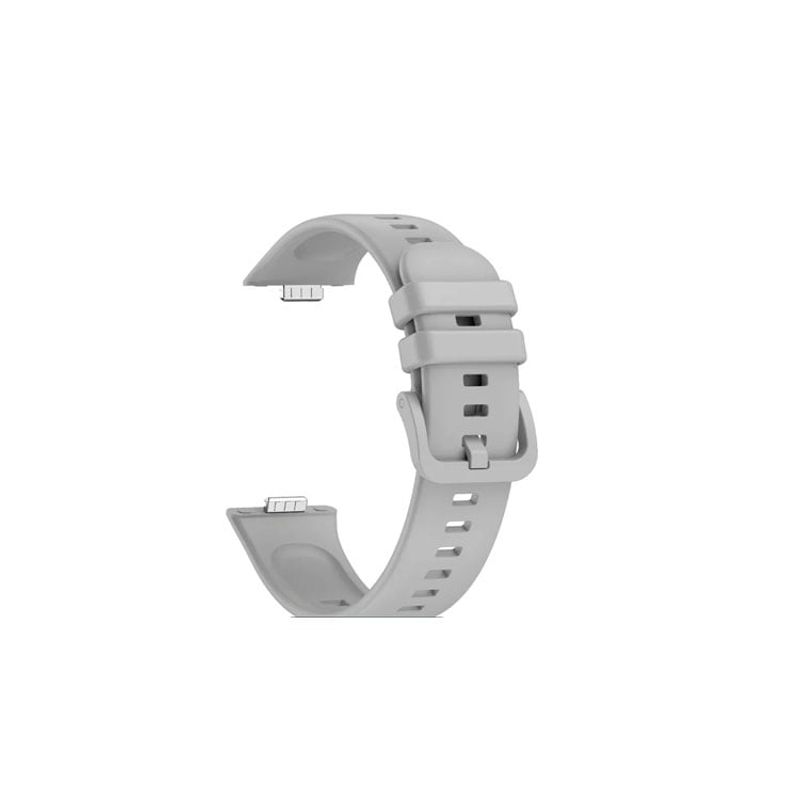 GENERICO - Correa de Silicona Huawei para Honor Fit 3 Gris