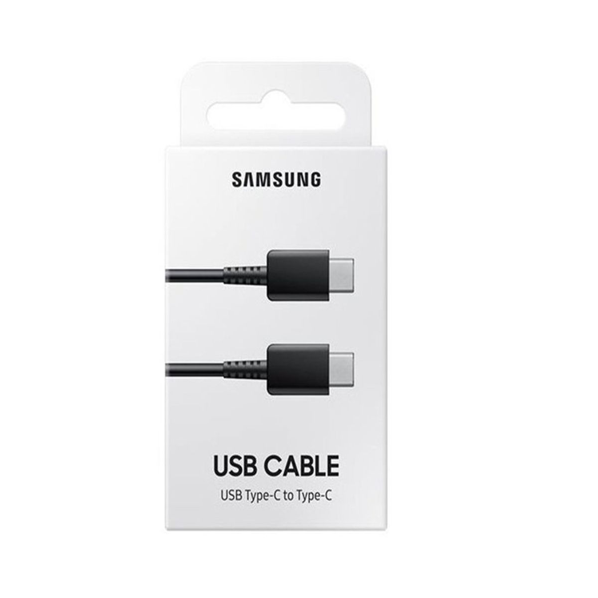 SAMSUNG - Cable samsung tipo c a c original fast charger negro