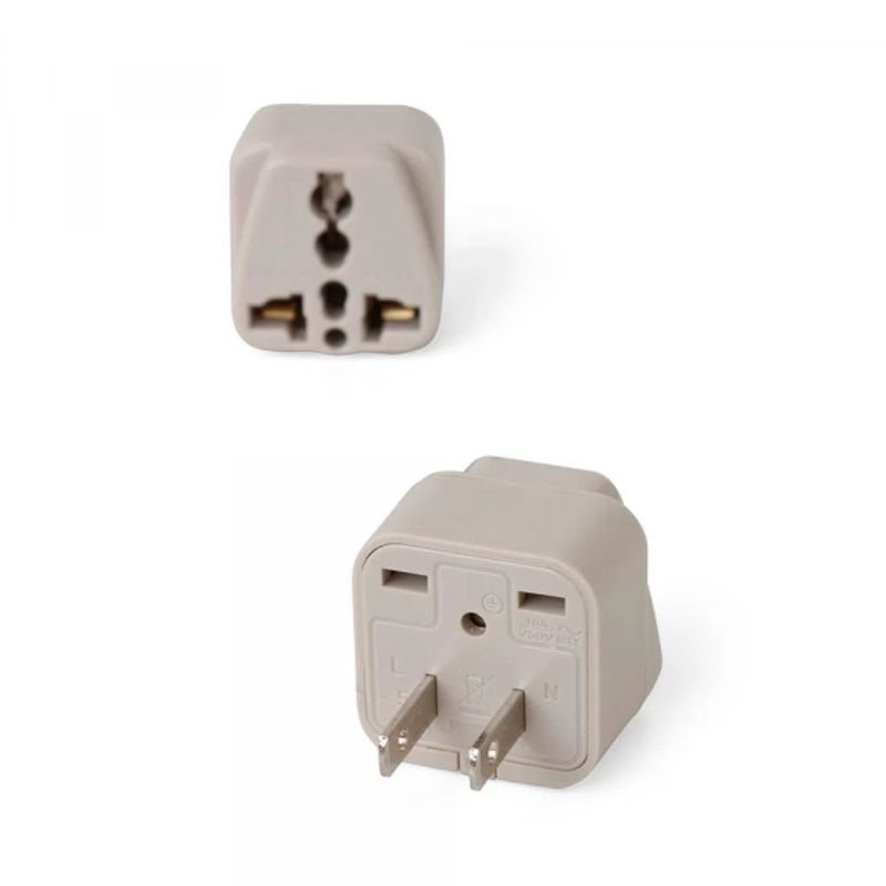 GENERICO - ADAPTADOR UNIVERSAL PLANO 10A 250V POLITILENO