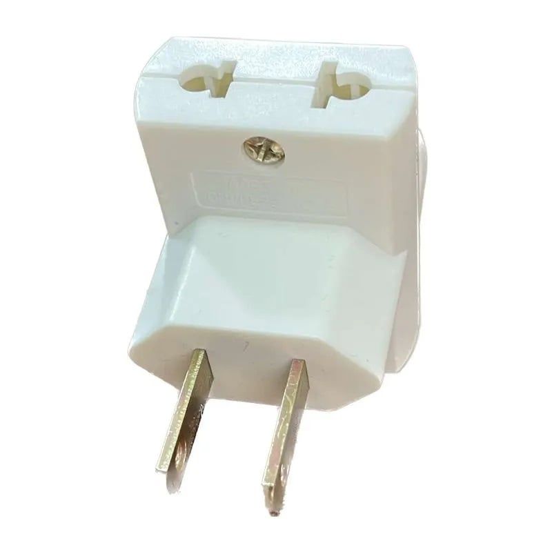 NACIONAL - ADAPTADOR  ENCHUFE  TRIPLE UNIVERSAL PLANO 10A 250V PVC