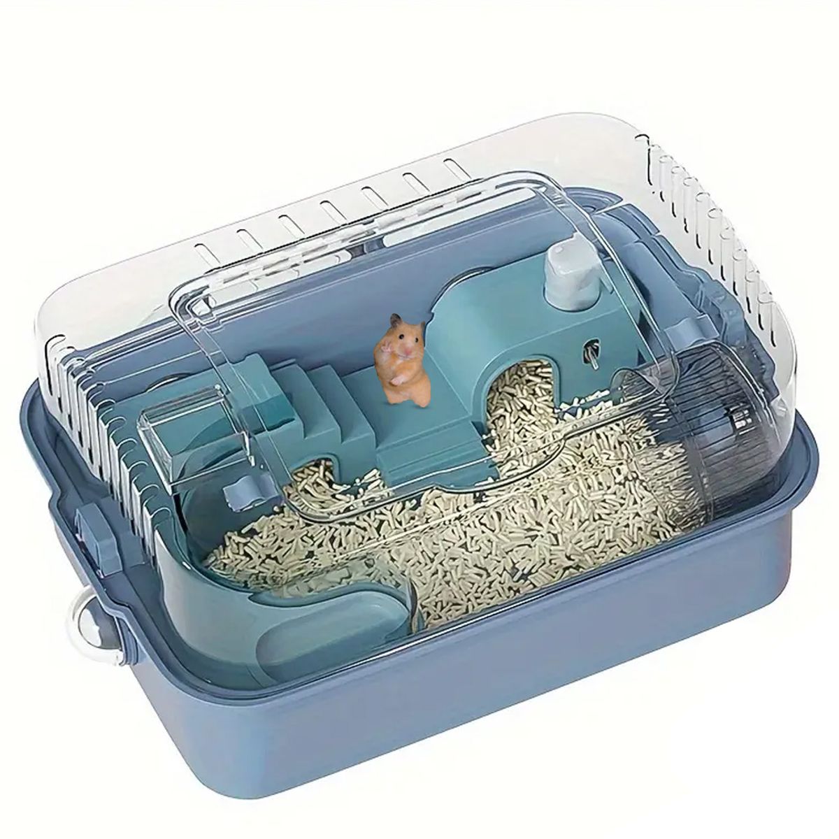 IMPORTADO MC - Jaula de Lujo Habitat para Hámster - Azul