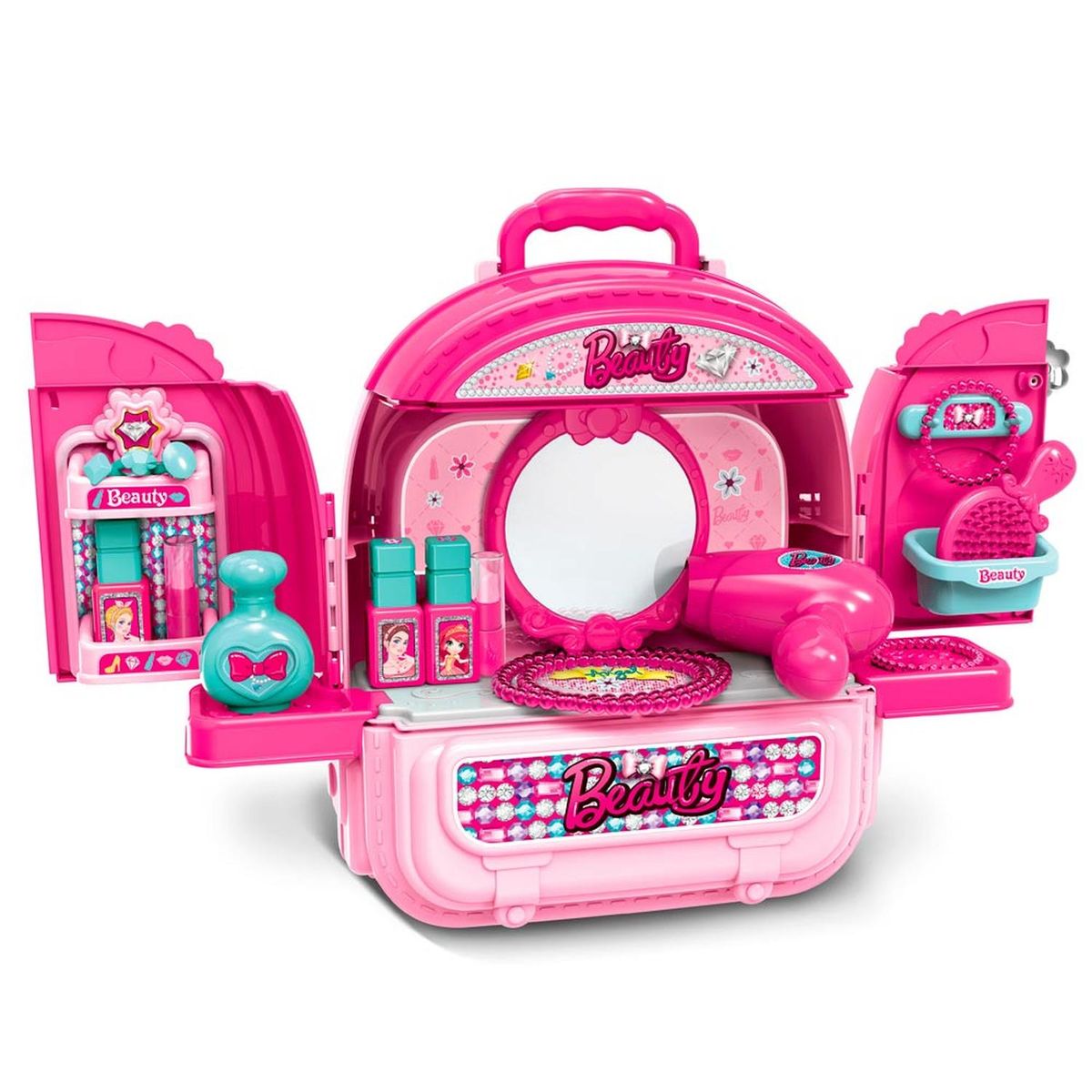 GENERICO - SET DE BELLEZA 3 EN 1 EN MOCHILA