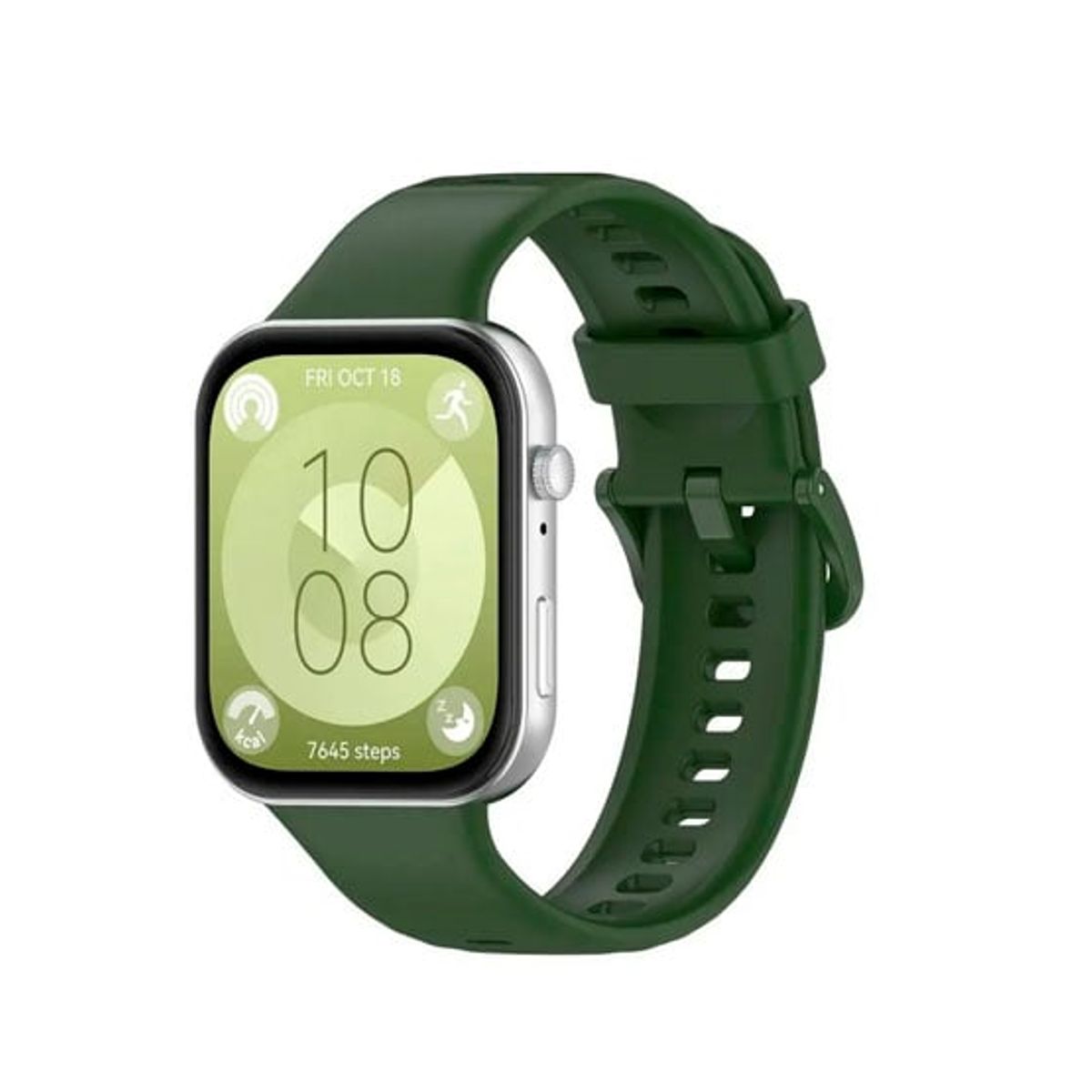 GENERICO - Correa de Silicona para Huawei Honor Fit 3 Verde