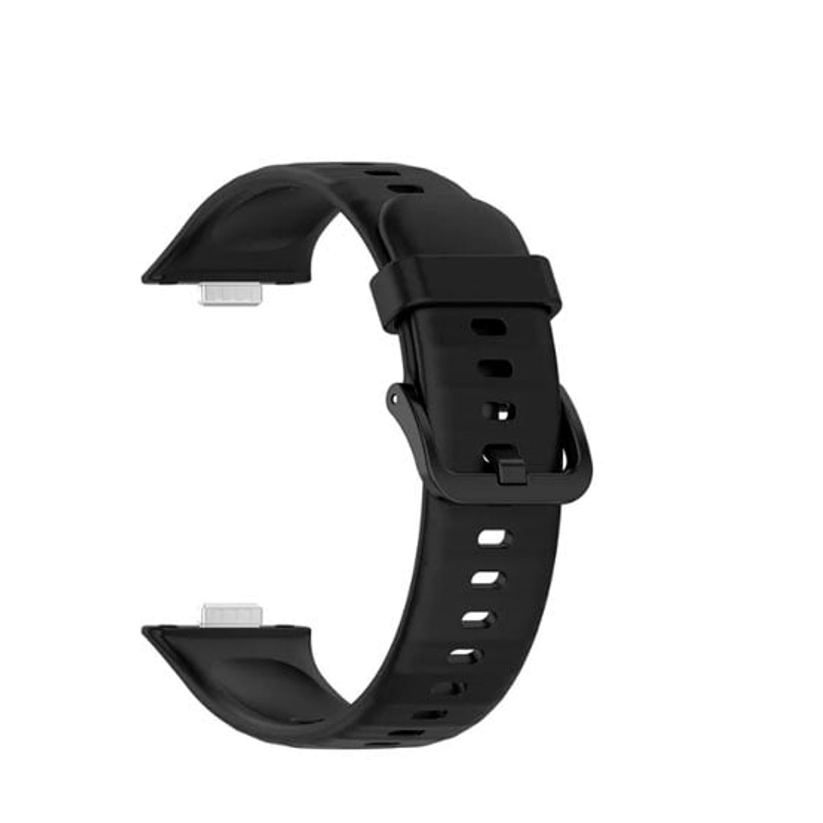 GENERICO - Correa de Silicona para Huawei Honor Fit 3 Negro