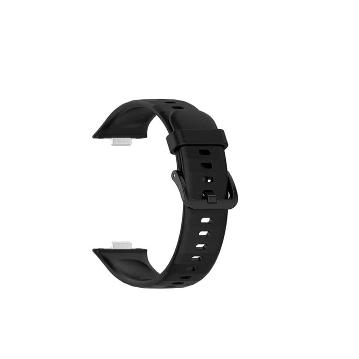 GENERICO - Correa de Silicona para Huawei Honor Fit 3 Negro