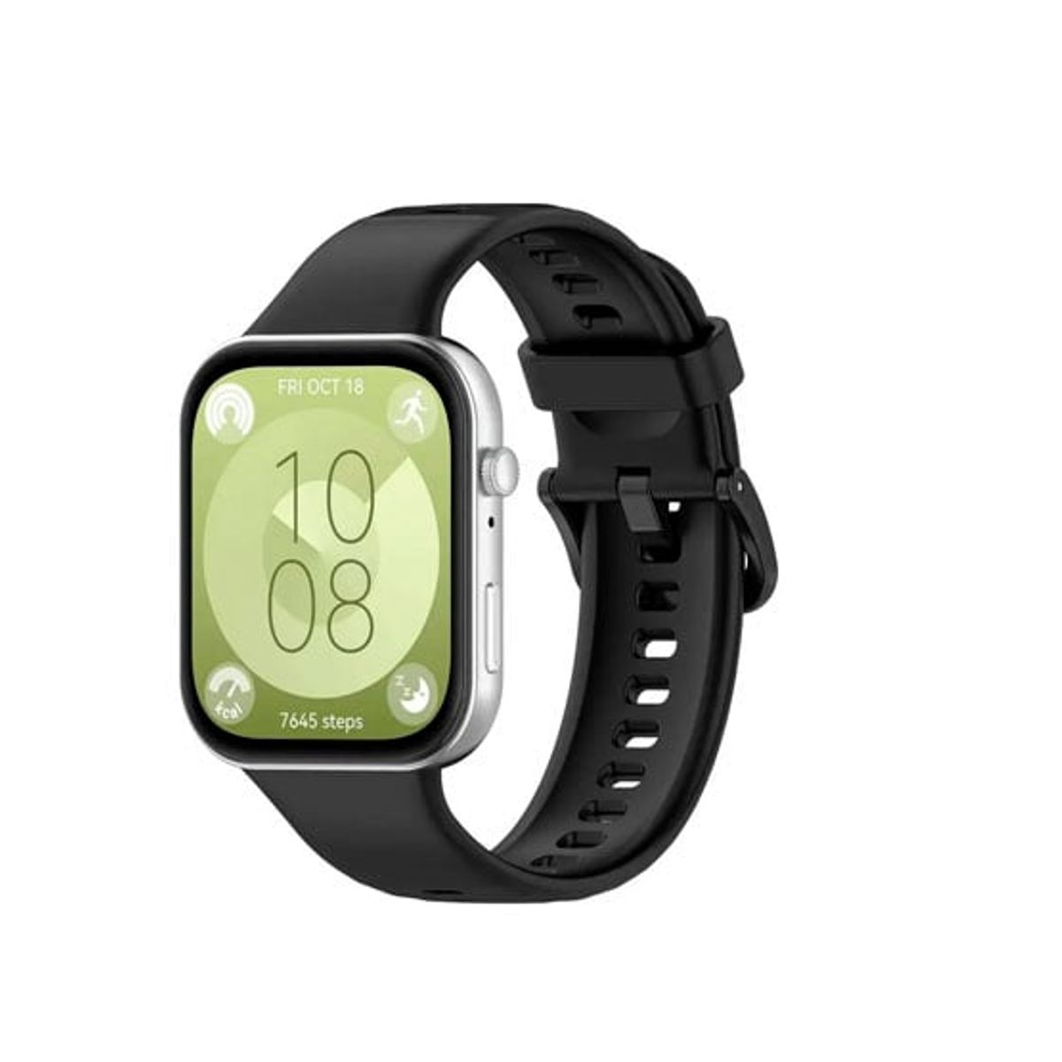 GENERICO - Correa de Silicona para Huawei Honor Fit 3 Negro