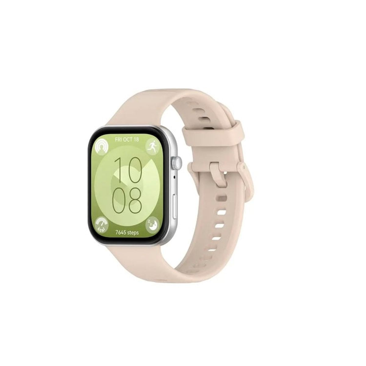 GENERICO - Correa de Silicona para Huawei Honor Fit 3 - Beige