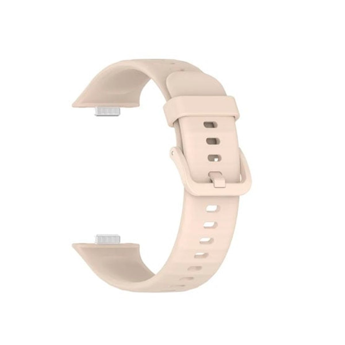 GENERICO - Correa de Silicona para Huawei Honor Fit 3 - Beige