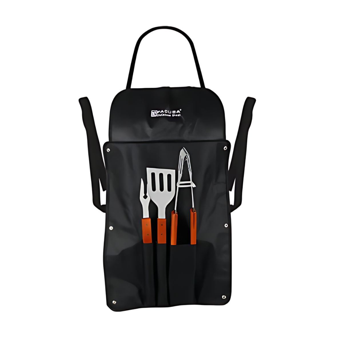 THE GRILL SHOP - Mandil con Set de Utensilios parrilleros