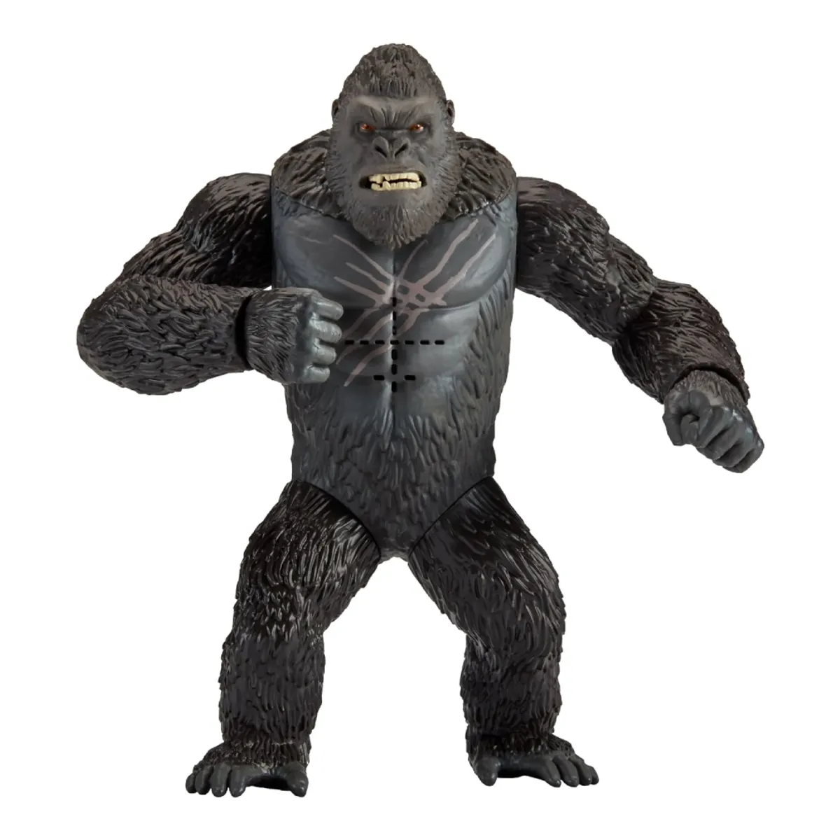 PLAYMATES TOYS - Godzilla x Kong - Figura de Battle Roar Kong de 7 pulgadas