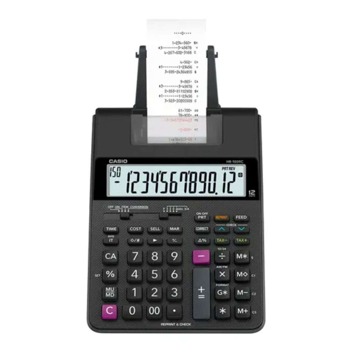 CASIO - Calculadora con Wincha Casio HR-100RC