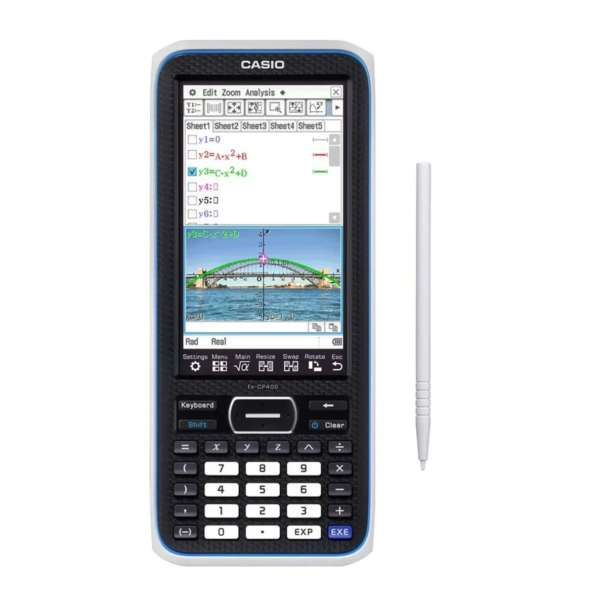 CASIO - Calculadora Científica Gráfica CASIO ClassPad II FX-CP400-DH - Negro