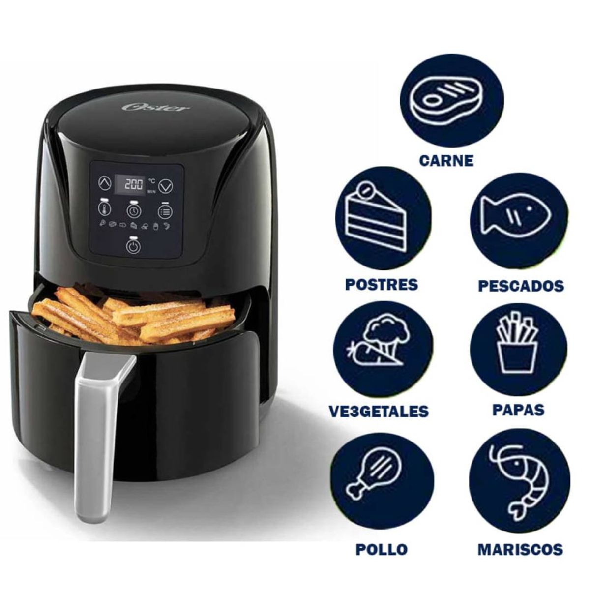 OSTER - Freidora de aire digital Oster® de 18L CKSTAF18D