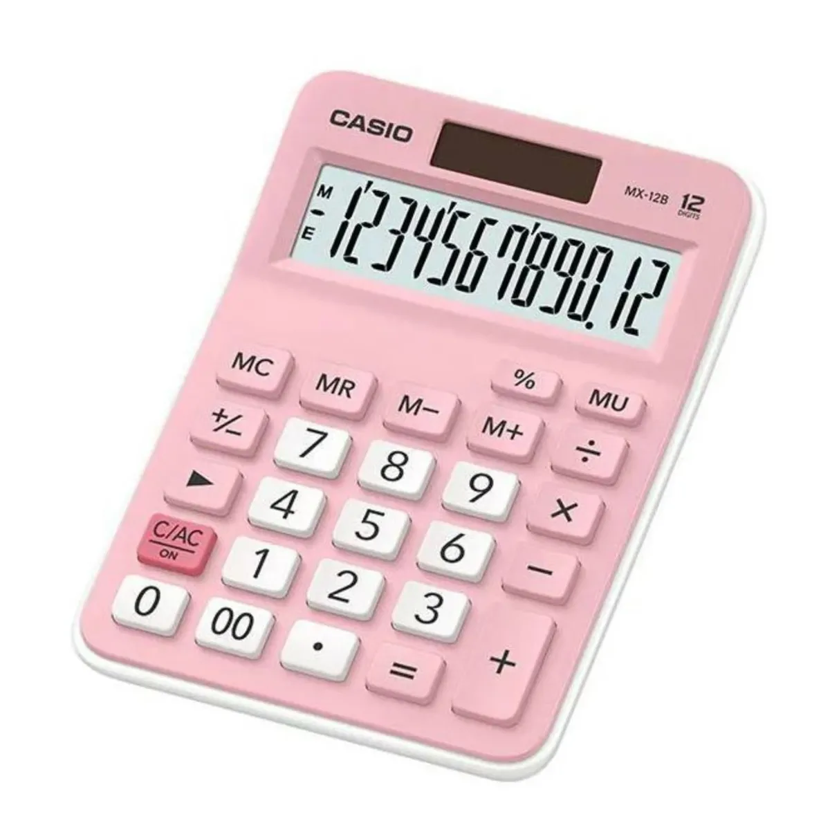 CASIO - Calculadora Electrónica de 12 Dígitos Casio MX-12B Rosado