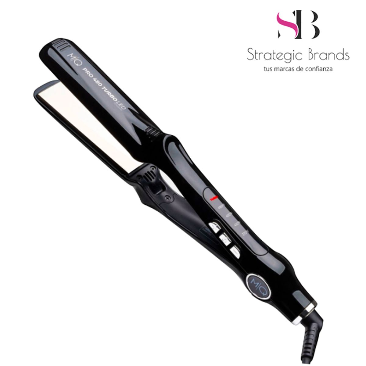 MQ PROFESIONAL - PLANCHA DE CABELLO PROFESIONAL PRO 480 TURBO LED