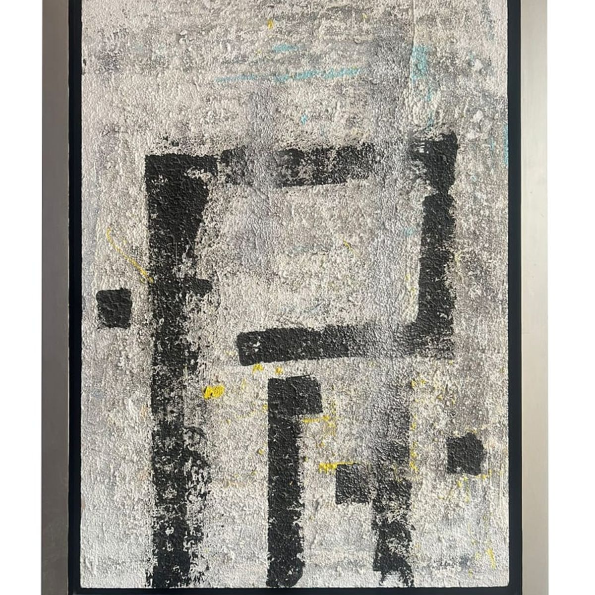 MAP DESIGN HOME - Cuadro Decorativo al Óleo Abstracto Texture 64x84 cm