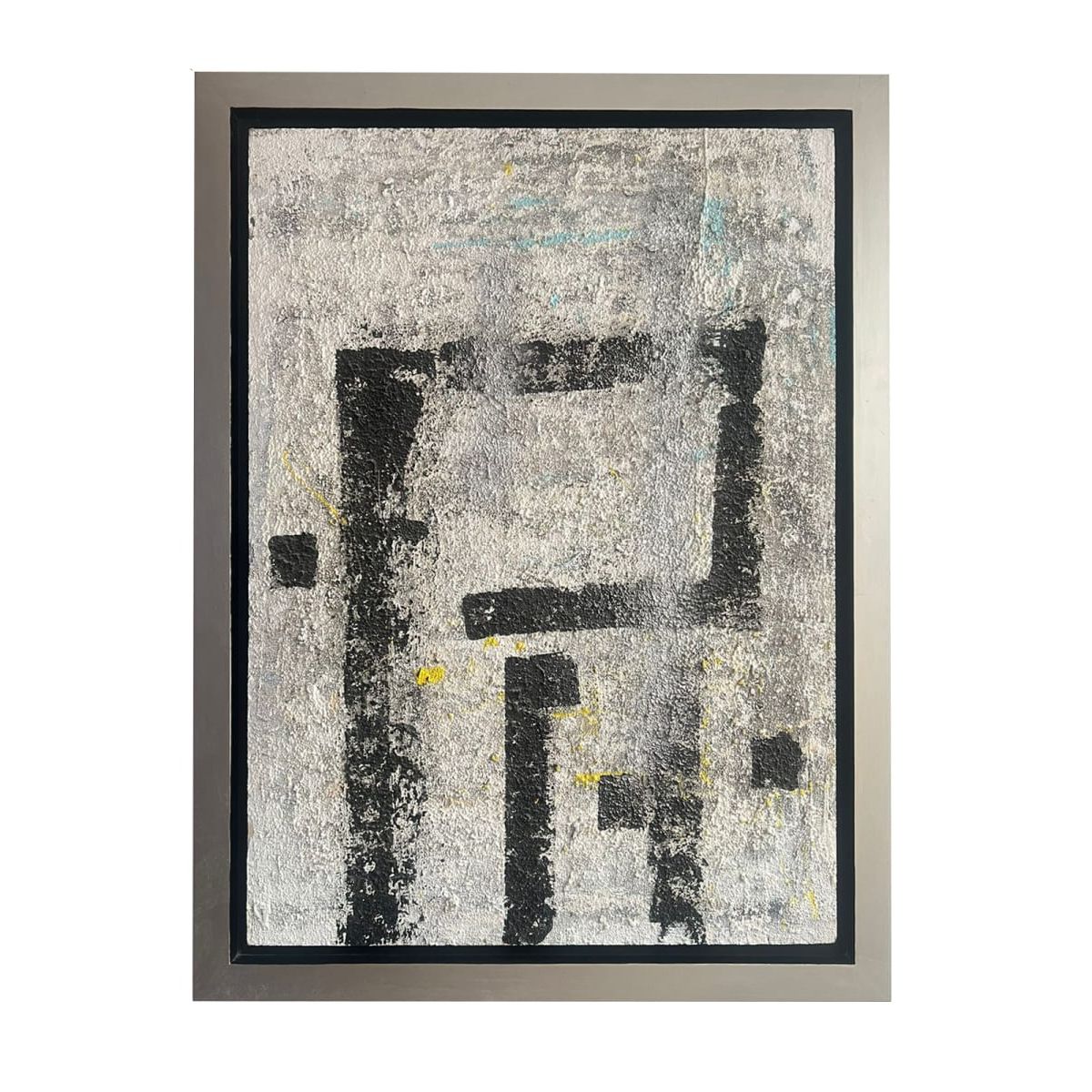 MAP DESIGN HOME - Cuadro Decorativo al Óleo Abstracto Texture 64x84 cm