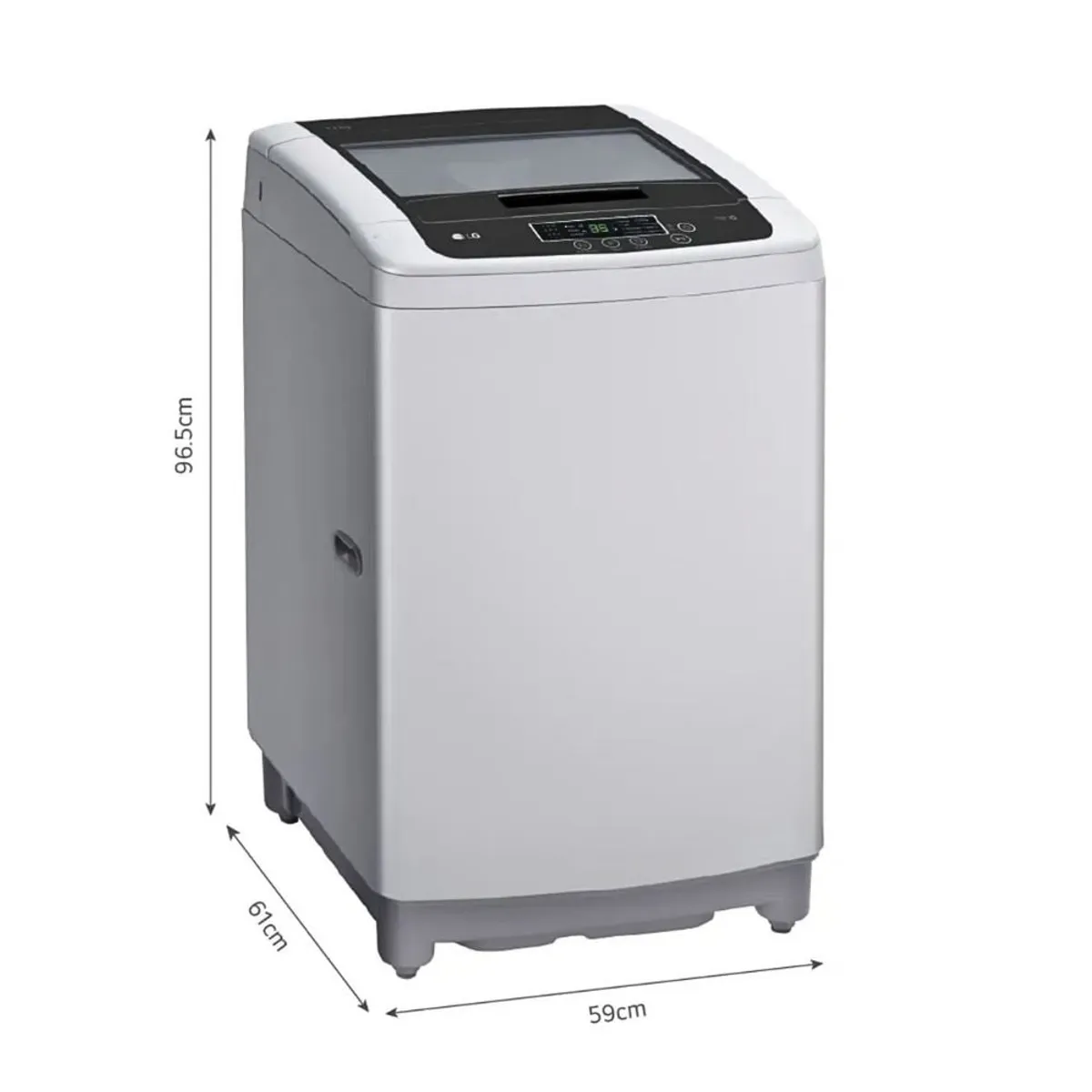 LG - Lavadora LG Carga Superior 13 Kg WT13DPBK Gris