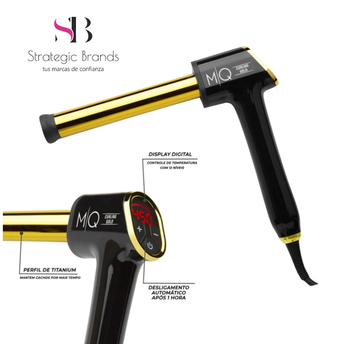 MQ PROFESIONAL - RIZADOR DE CABELLO PROFESIONAL 25MM