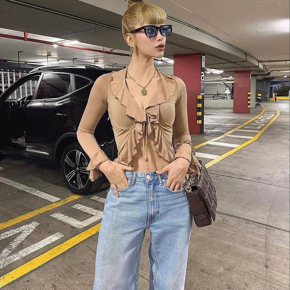 KATE LARRAIN - Cardigan con volantes Camill