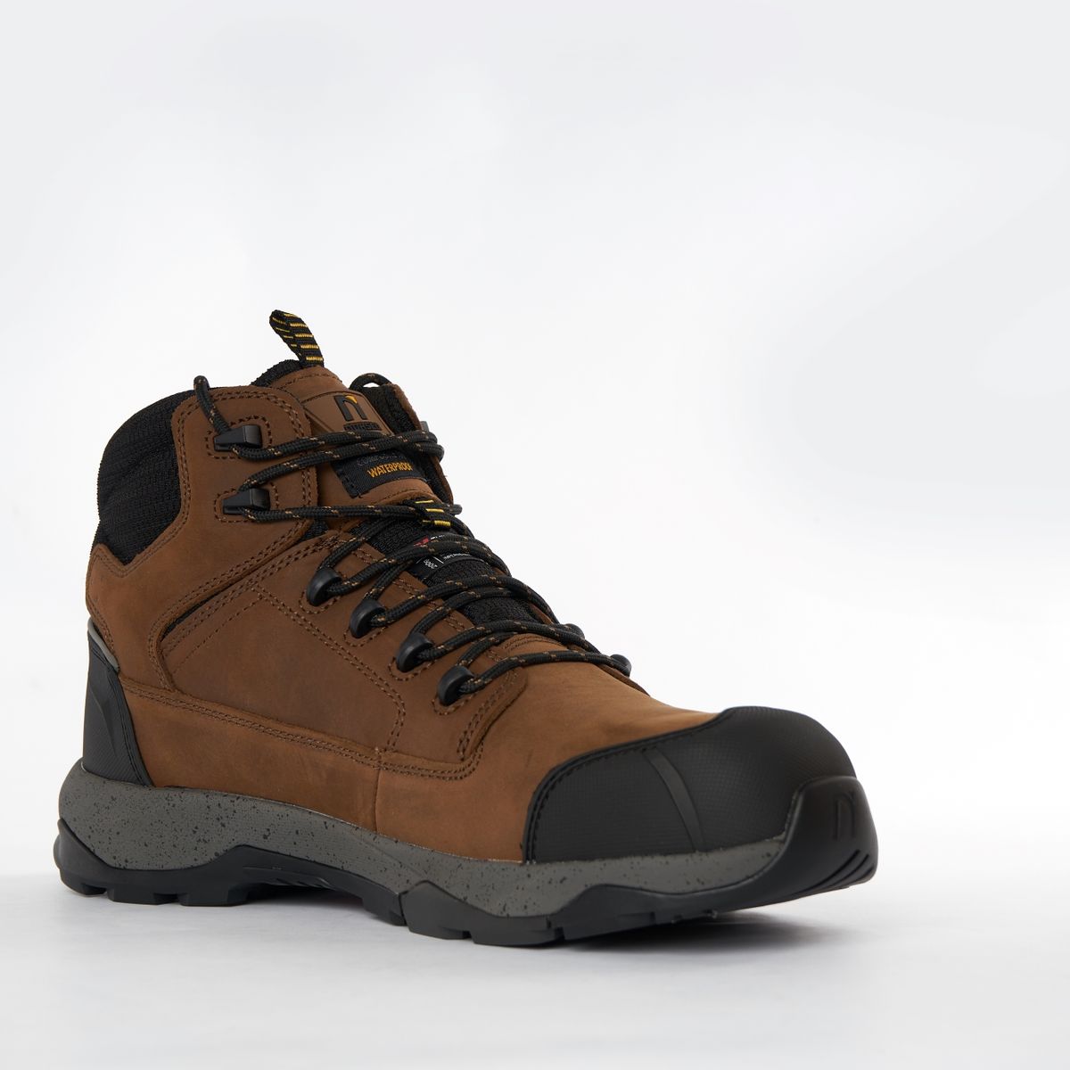 NORSEG - Bota de seguridad para hombre cuero nobuck viper ct marrón norseg safety NORSEG