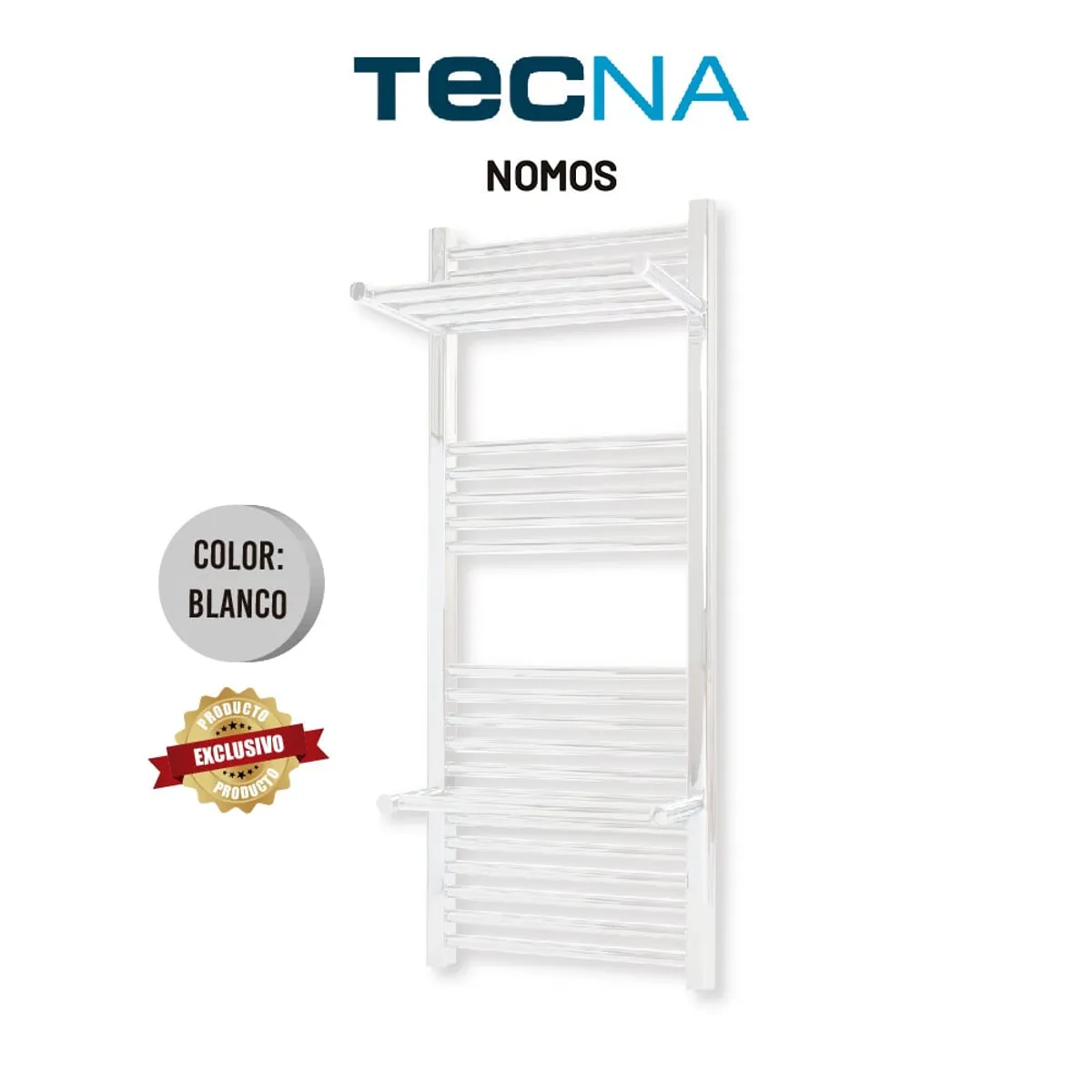 CICSA - RADIADOR TOALLERO MODELO NOMOS 1200500 BLANCO