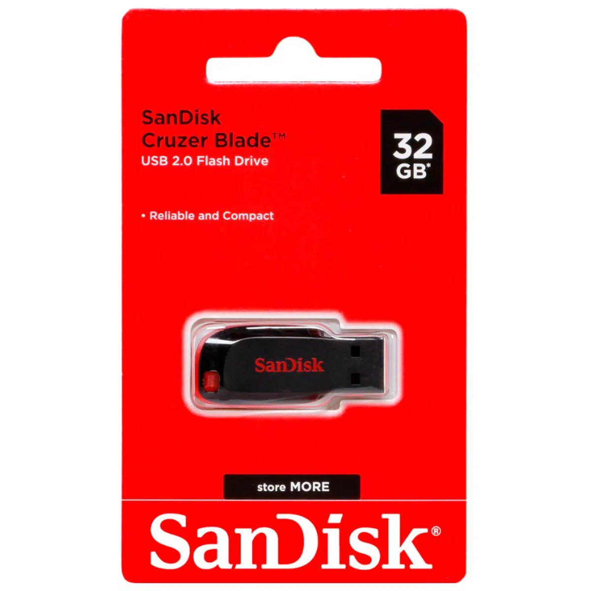 SANDISK - Memoria Flash USB SanDisk Cruzer Blade 32GB USB 2.0