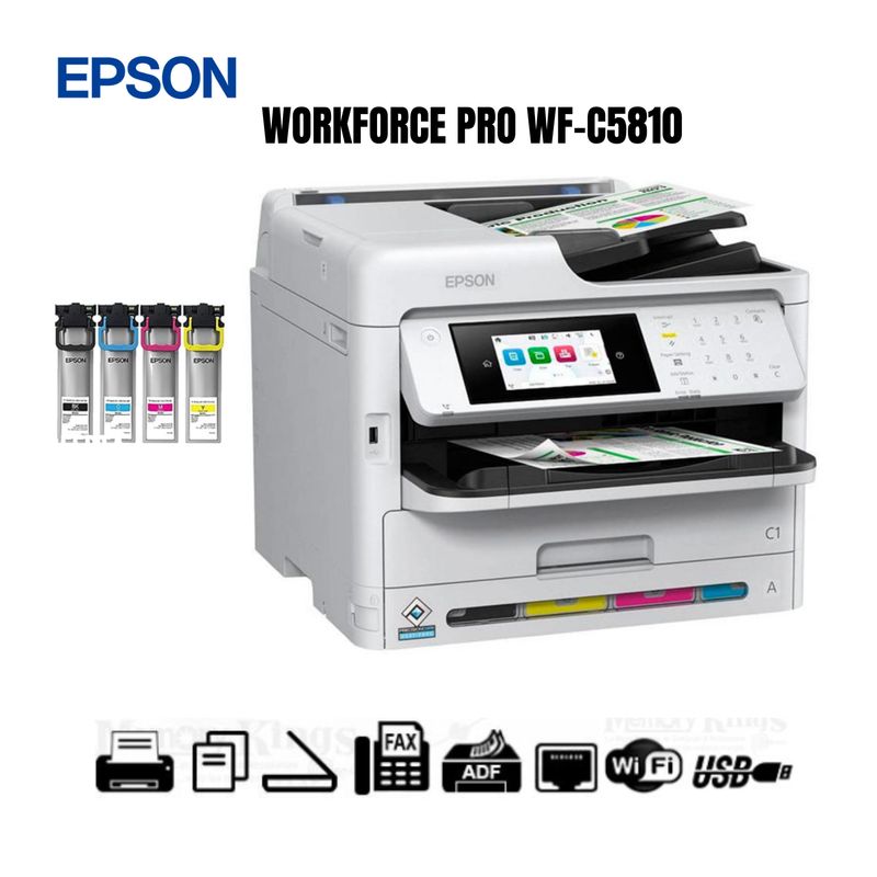EPSON - C5810 IMPRESORA MULTIFUNCIONAL EPSON WORKFORCE PRO WFC-5810 FAX LAN WIFI.