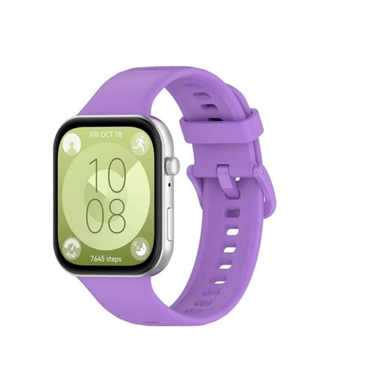 GENERICO - Correa de Silicona para Huawei Honor Fit 3 - Morado