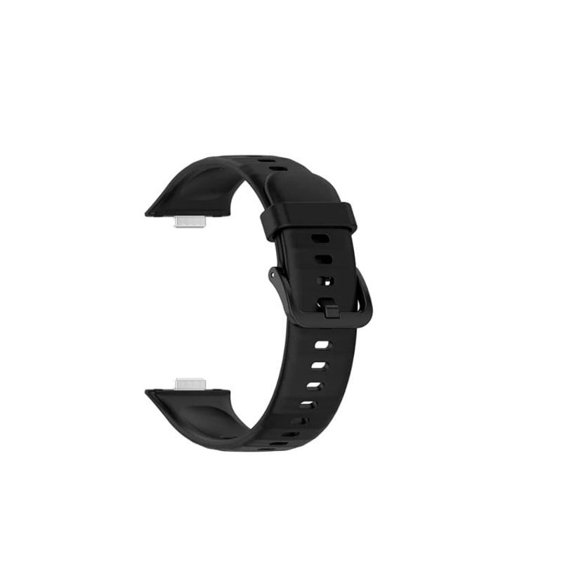 GENERICO - Correas de Silicona Huawei para Honor Fit 3 Negro