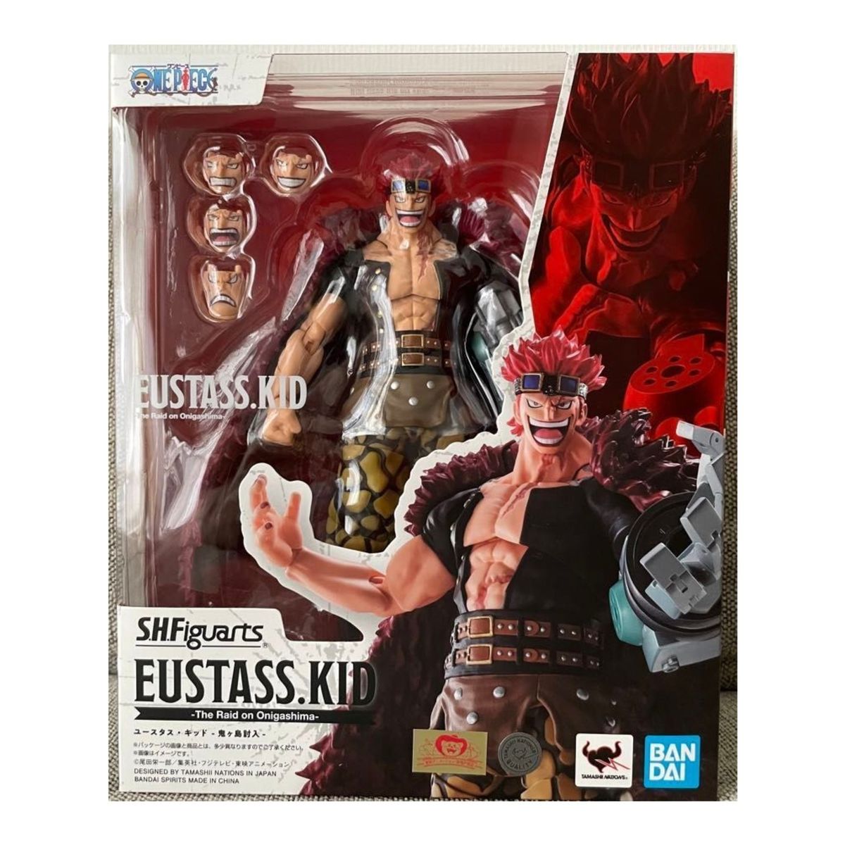 BANDAI - One Piece SH Figuarts Eustass Kid The Raid on Onigashima