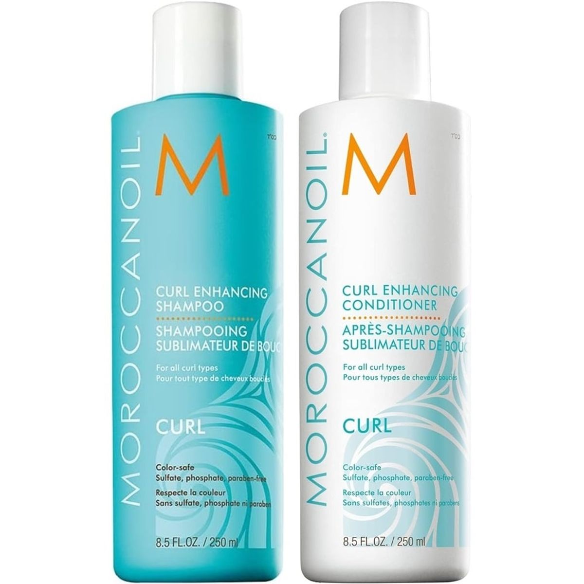 MOROCCANOIL - Shampoo para Rizos y Ondas 250ml + Acondicionador Moroccanoil Curl