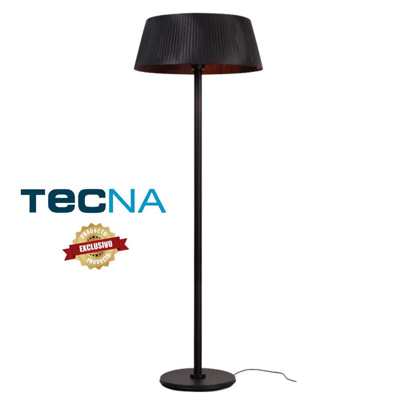 BRITEC - ESTUFA ELECTRICA TIPO LAMPARA SIRMIONE 2100W NEGRO