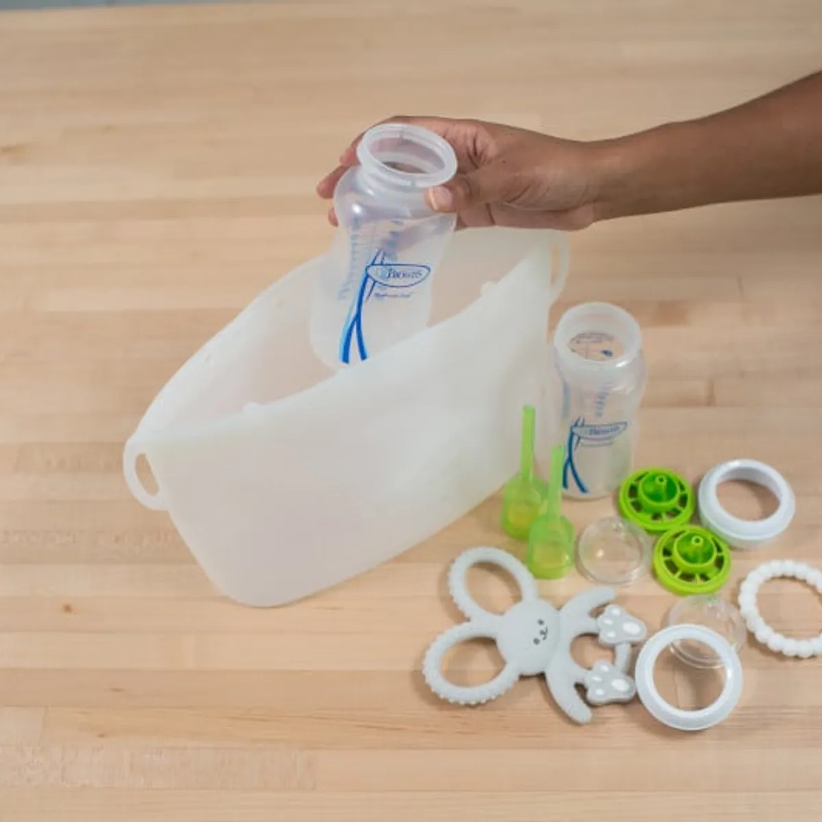 DR BROWNS - Bolsa Esterilizadora para Microondas de silicona