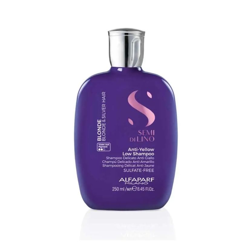 ALFAPARF MILANO - ALFAPARF SEMI DI LINO – Blonde Anti Yellow Shampoo 250 ml