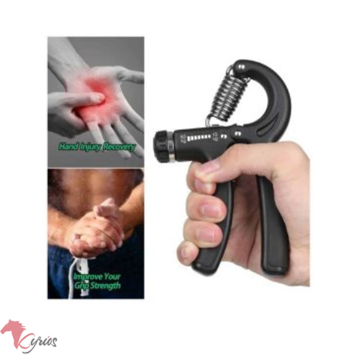 GENERICO - Handgrip 60KG con Contador - Multicolor