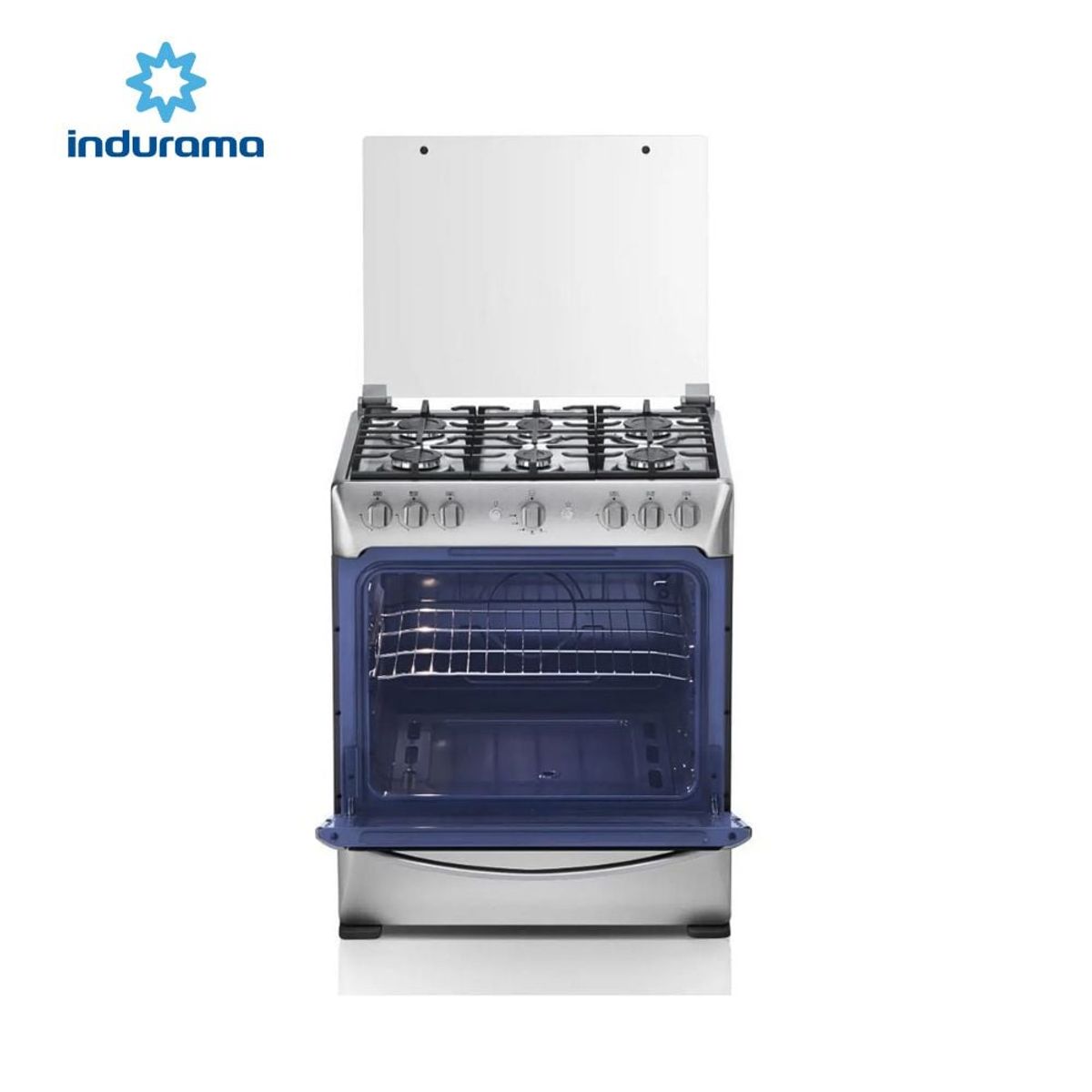 INDURAMA - Cocina Indurama Parma Zafiro Croma 6 quemadores