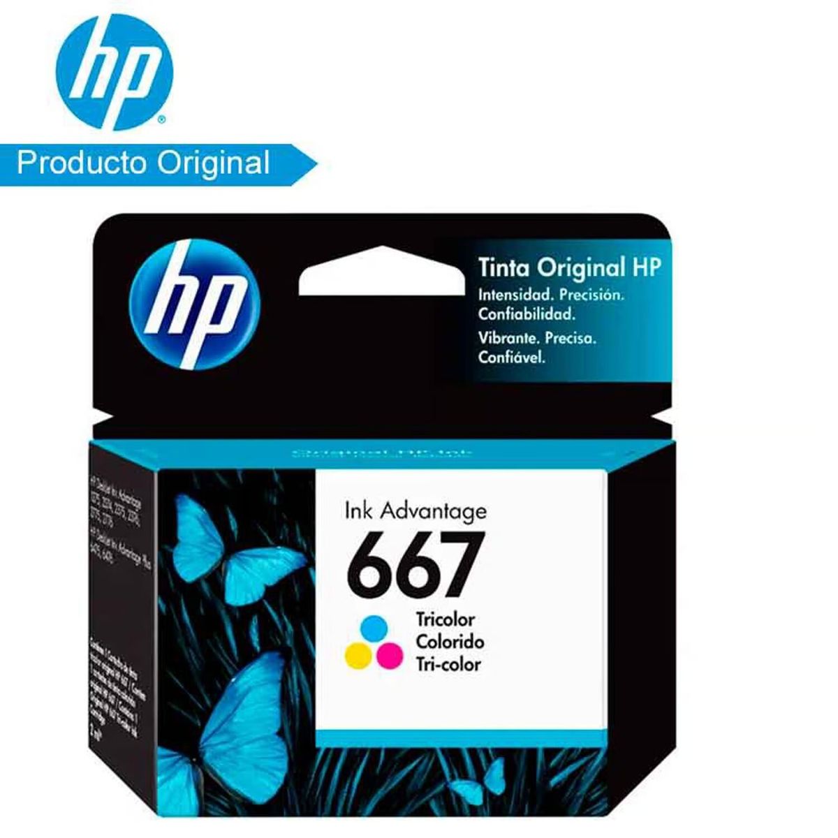 HP - Tinta Hp Original 667 Tricolor