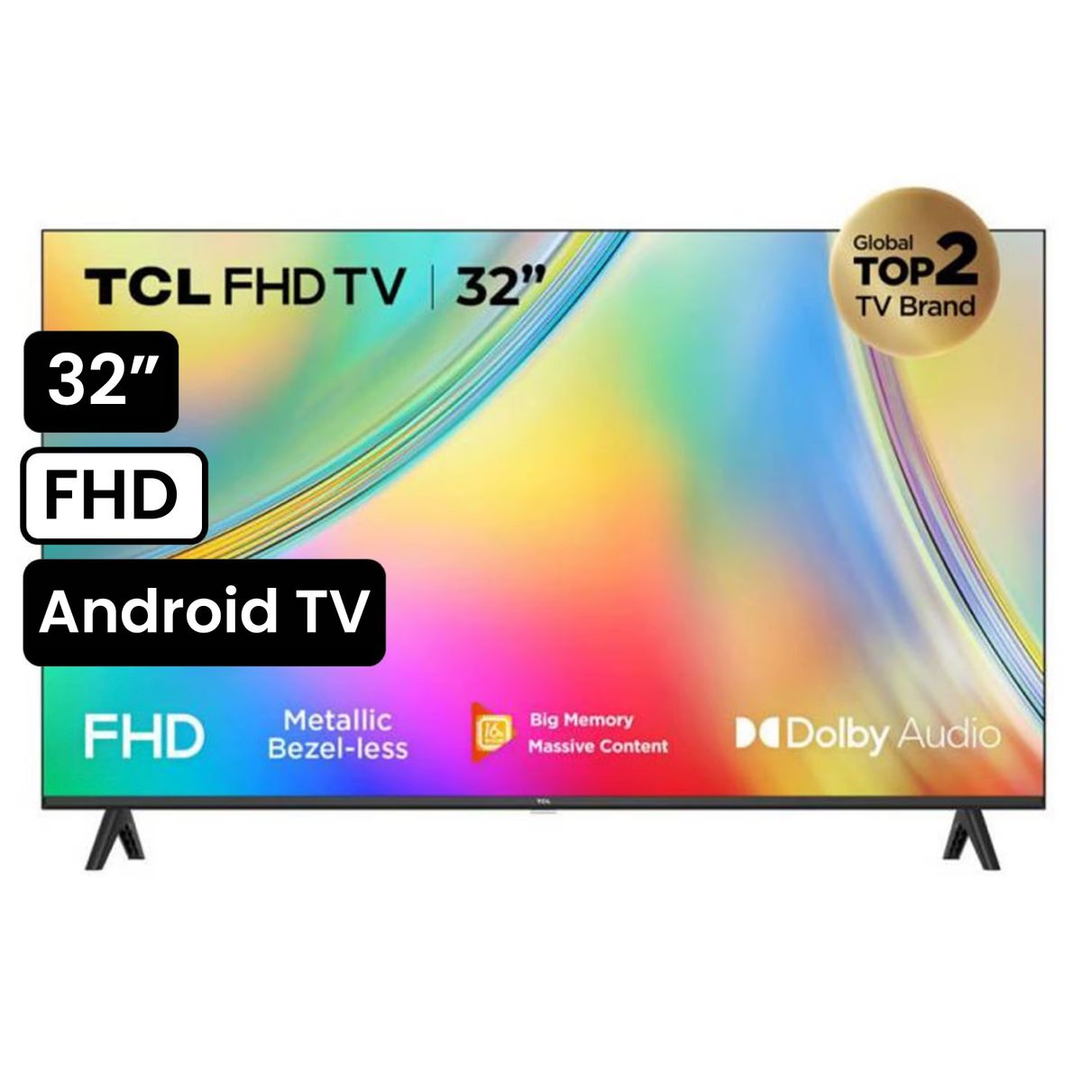 TCL - Televisor TCL 32 Pulg. LED Smart TV Full HD 32S5400AF