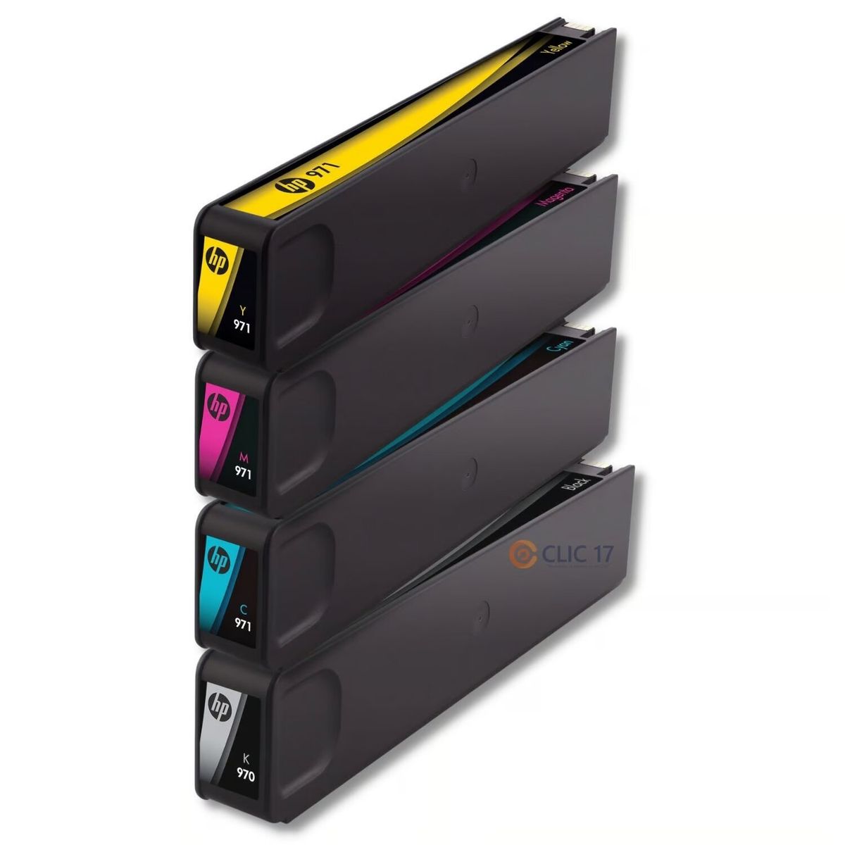 HP - Kit Tinta HP 970XL 971XL Cyan Magenta Amarillo Negro