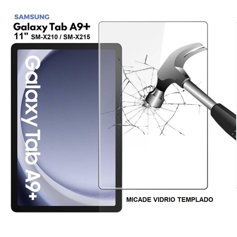 GENERICO - Mica de Vidrio Templado Lamina Samsung Tab A9 + 2023 SM-X210 SM-X215